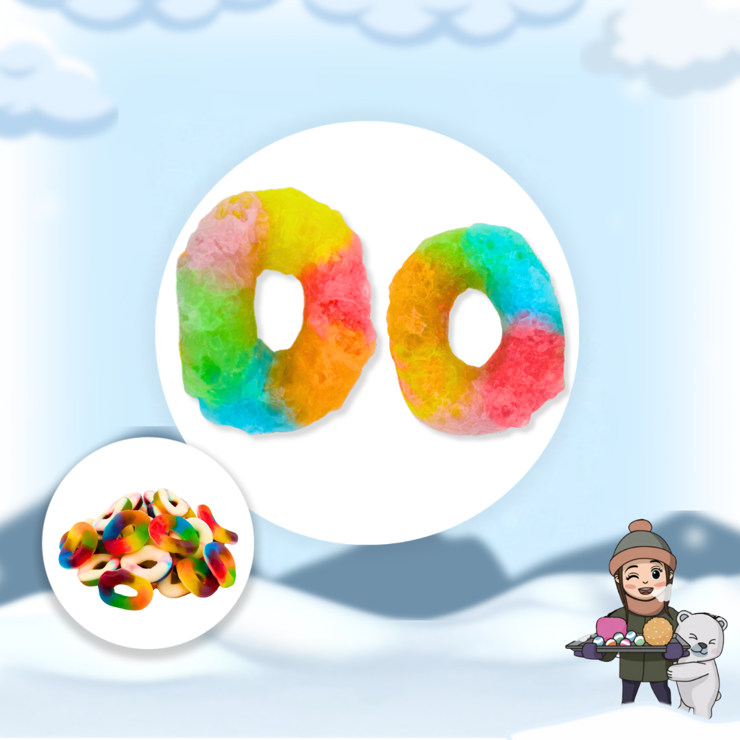 Gefriergetrocknete Bunte Ringe