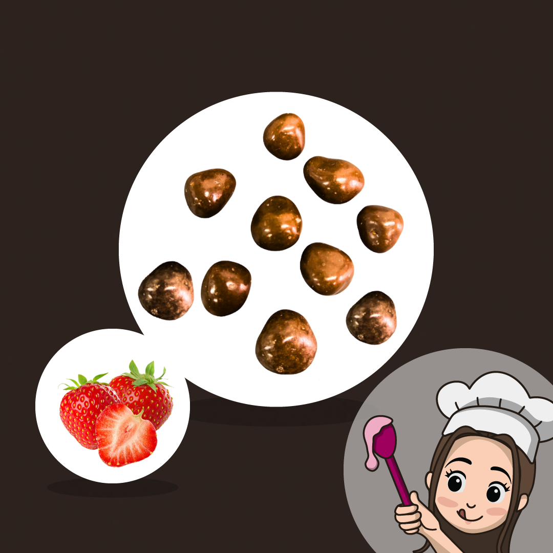 Lia's Gefriergetrocknete Schoko-Erdbeeren - Zartbitter