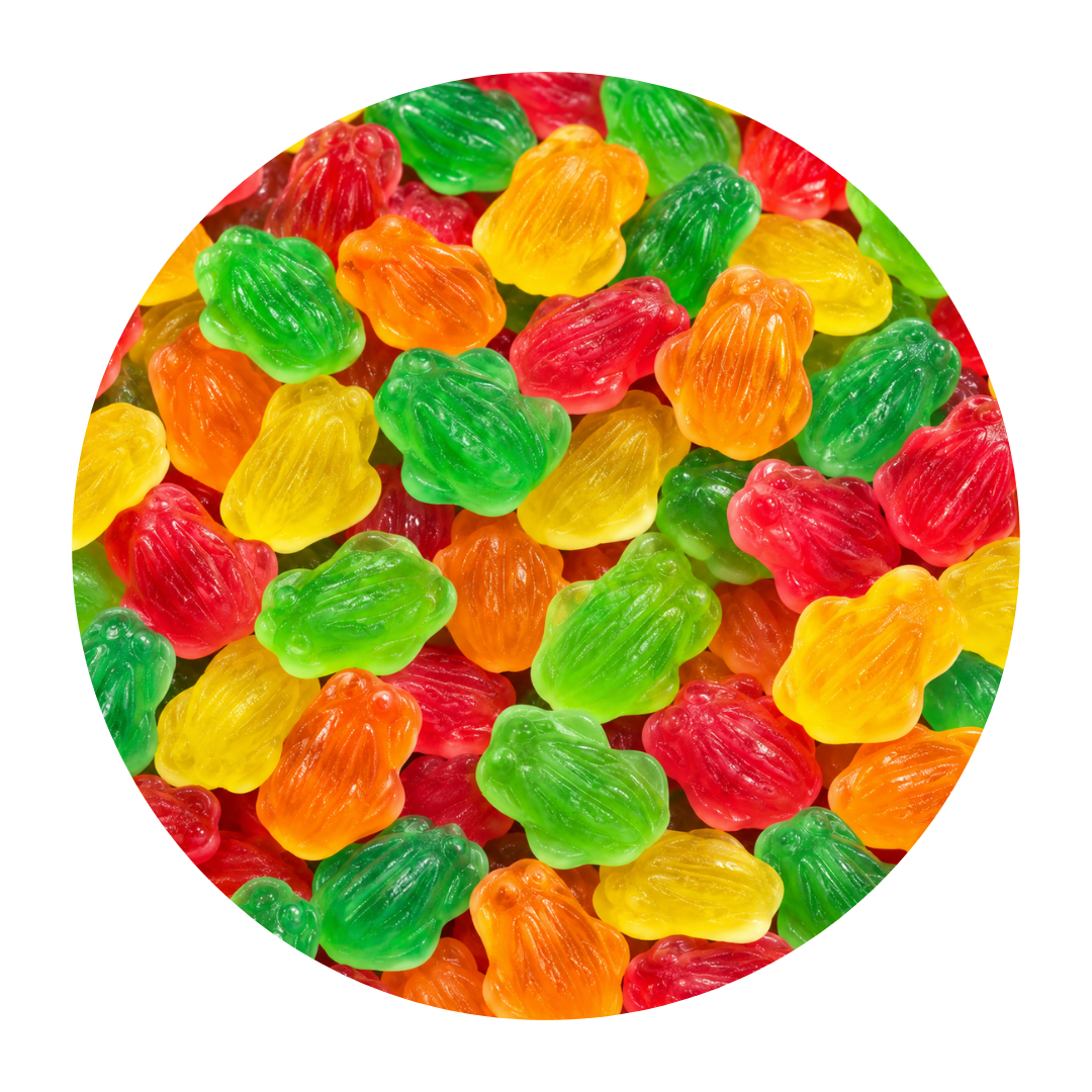 Bunte Frösche
