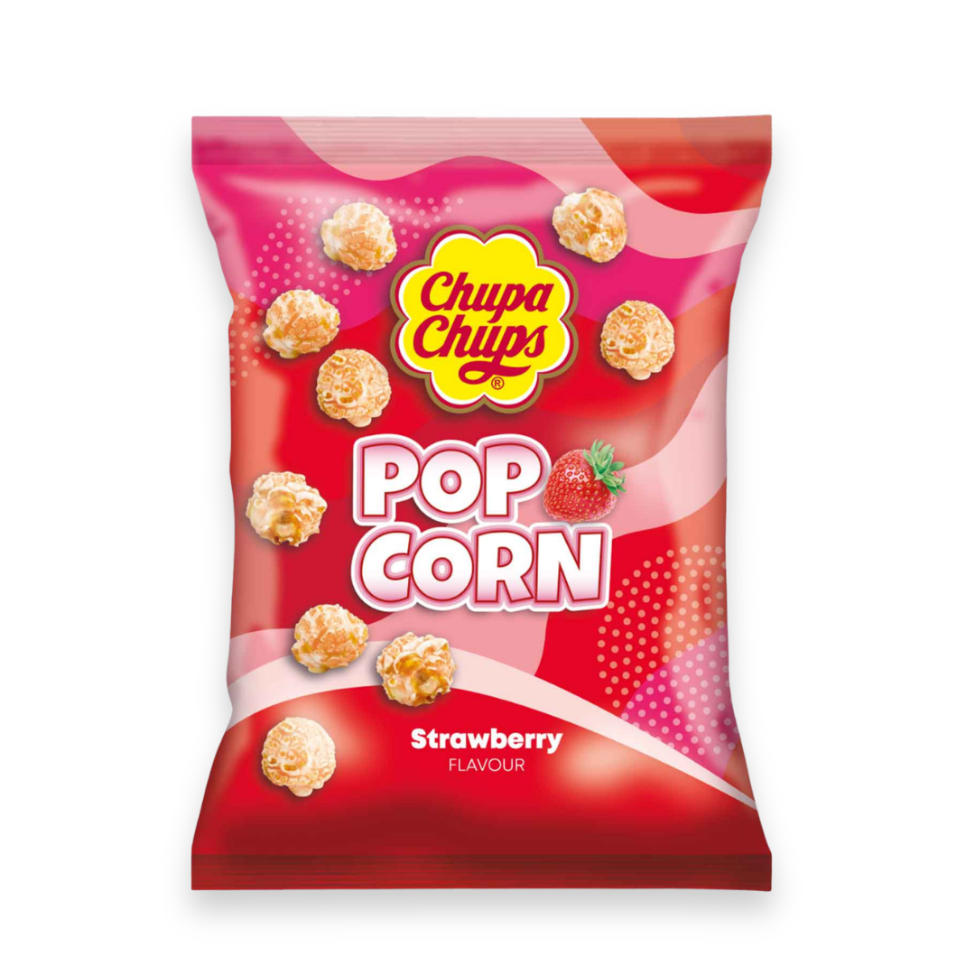 Chupa Chups Popcorn - Strawberry
