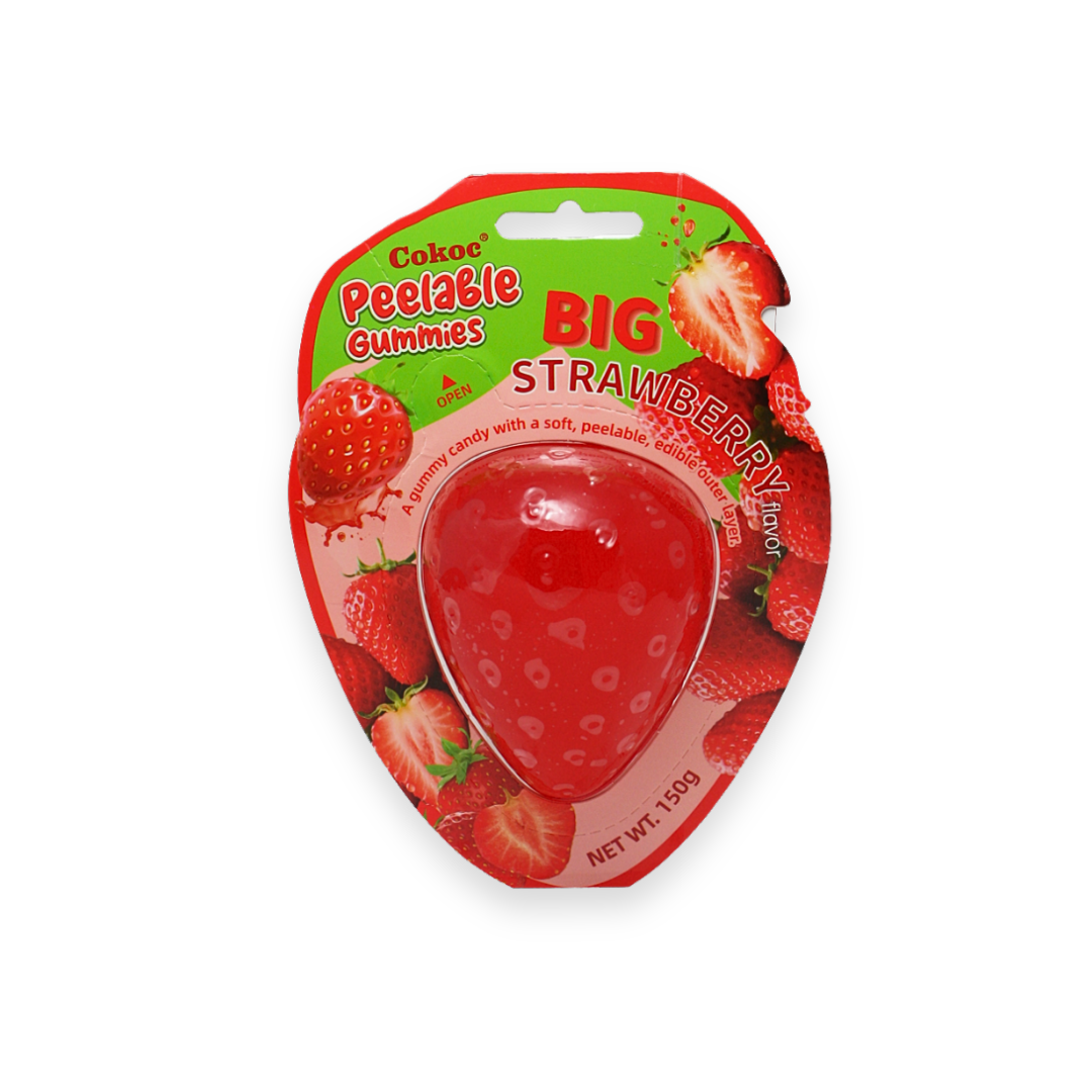 Cokoc Peeling Gummy Big Strawberry