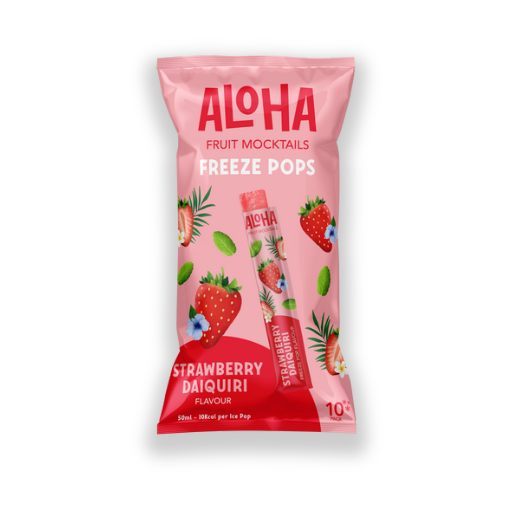 Aloha Freeze Pops- Strawberry Daiquiri (Ohne Alkohol)