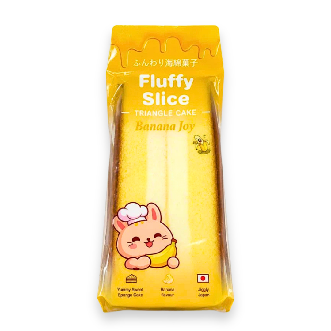 Fluffy Slice Triangle Cake - Banana Joy