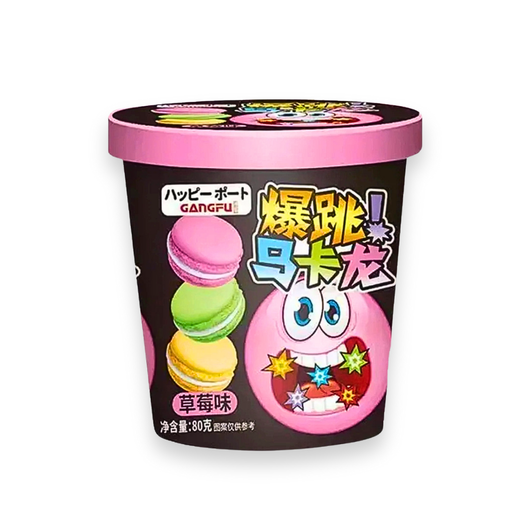 Gangfu Popping Macarons - Strawberry