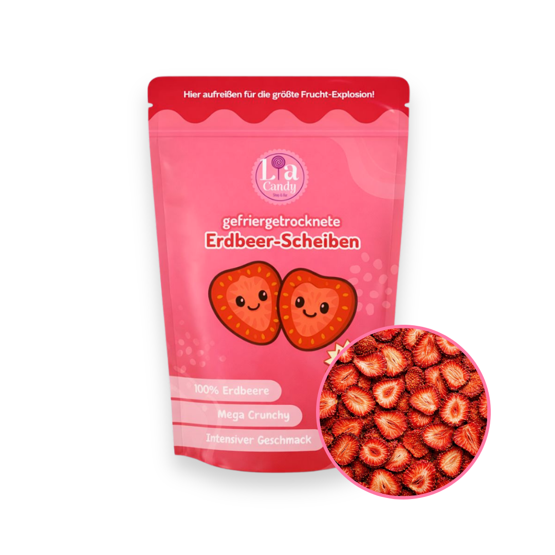 Lia's Gefriergetrocknete Erdbeer-Scheiben