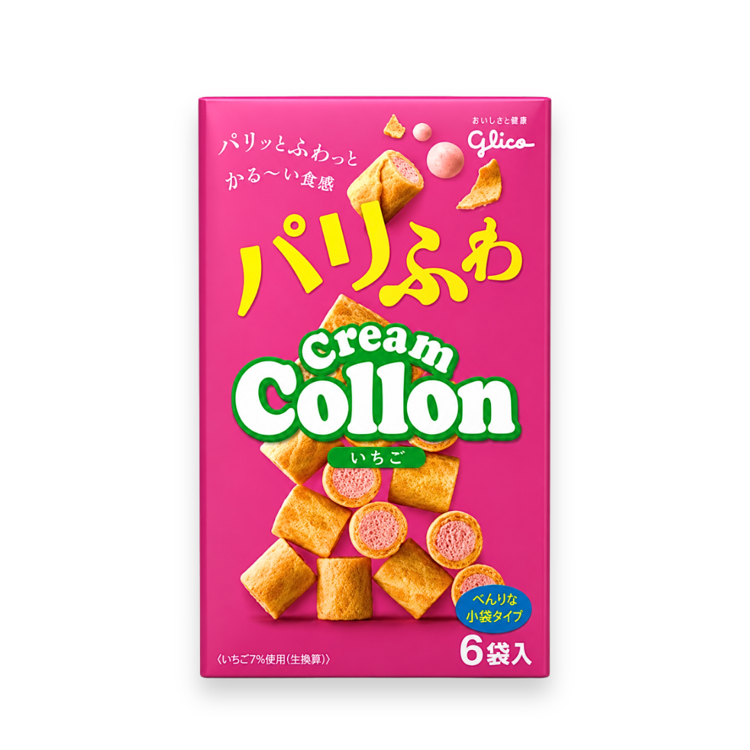 Glico Cream Collon Strawberry