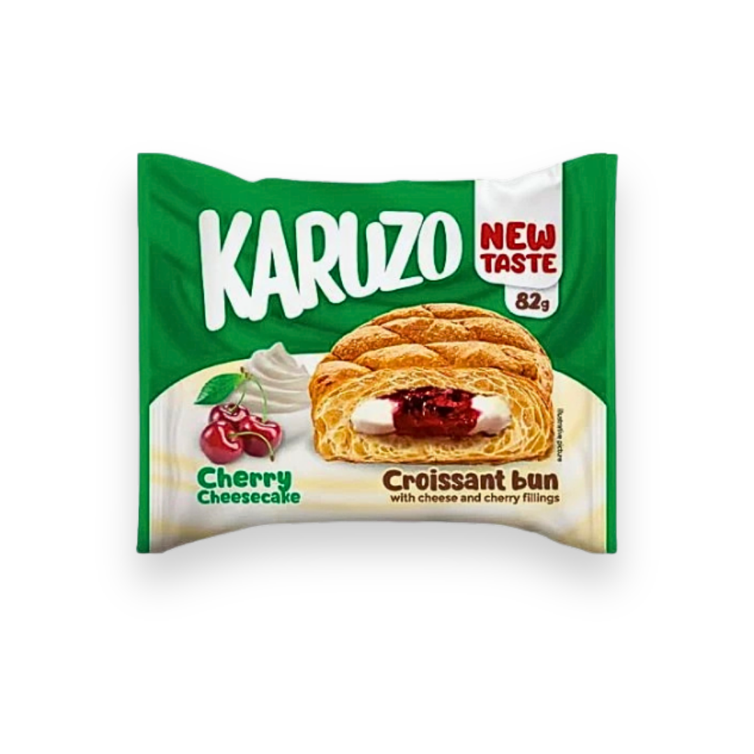 Karuzo Croissant Bun Cherry Cheesecake