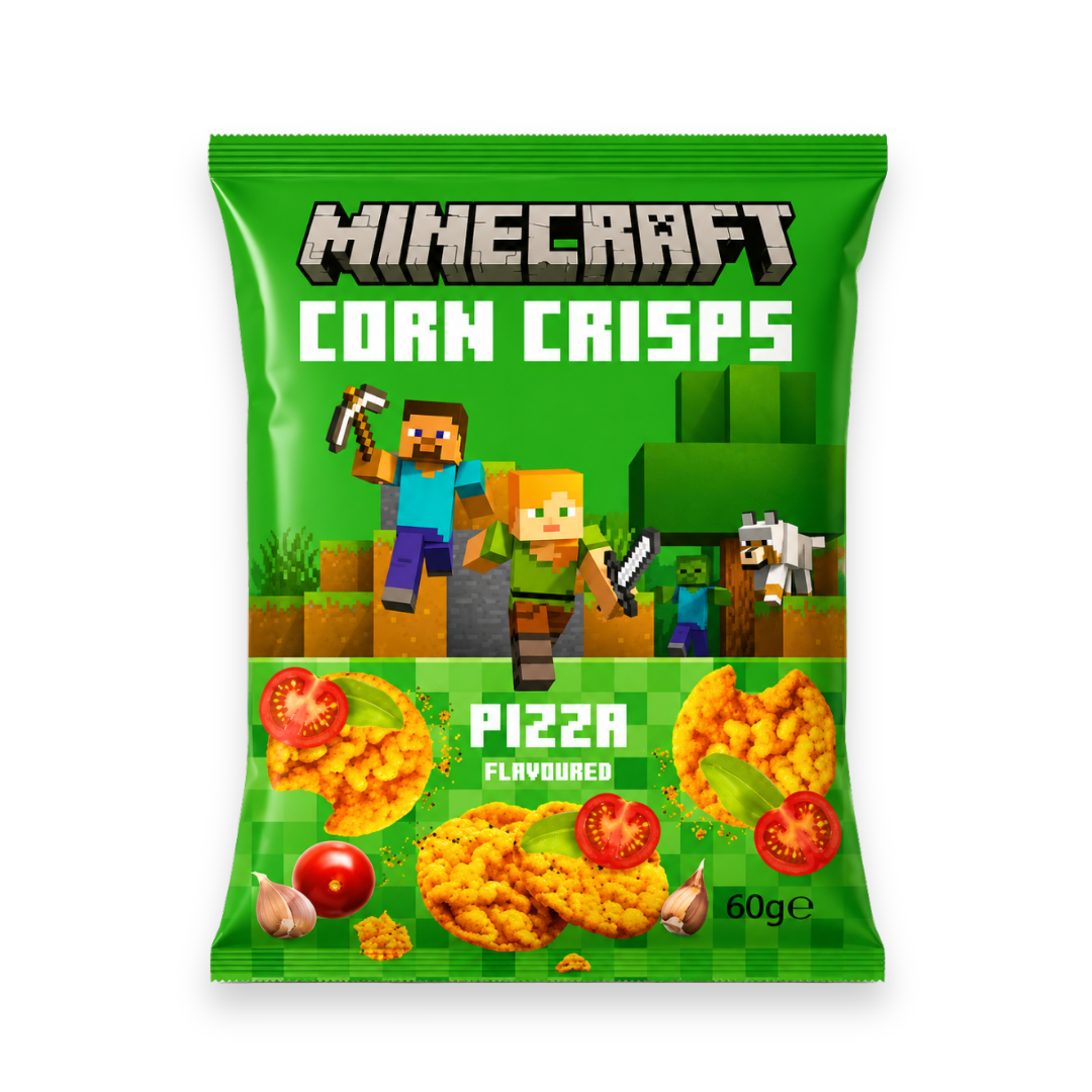 Minecraft Corn Crisps Pizza