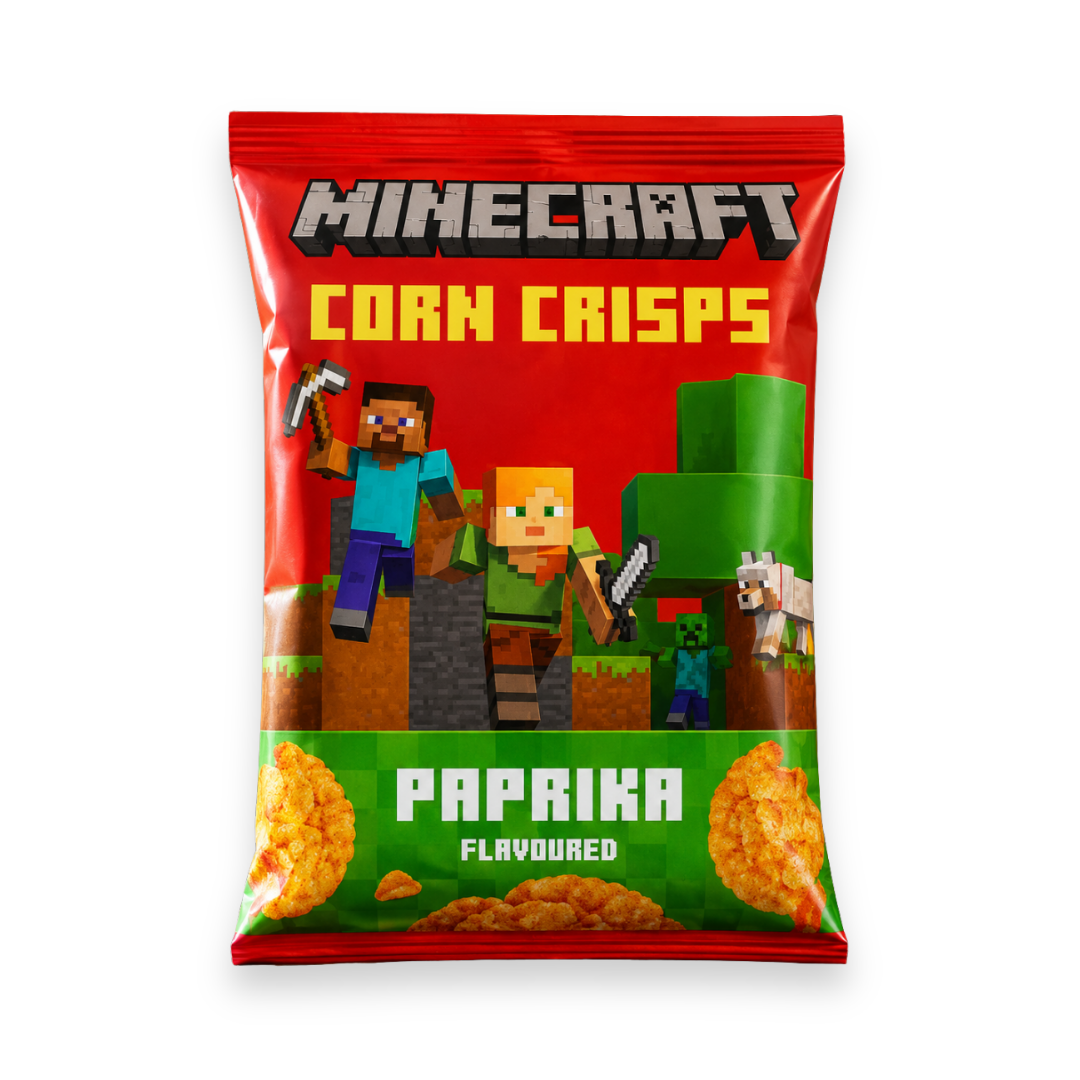 Minecraft Corn Crisps Paprika