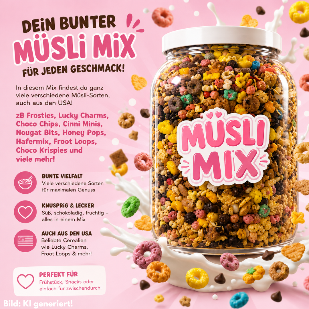 Müsli Mix (20 verschiedene Sorten)