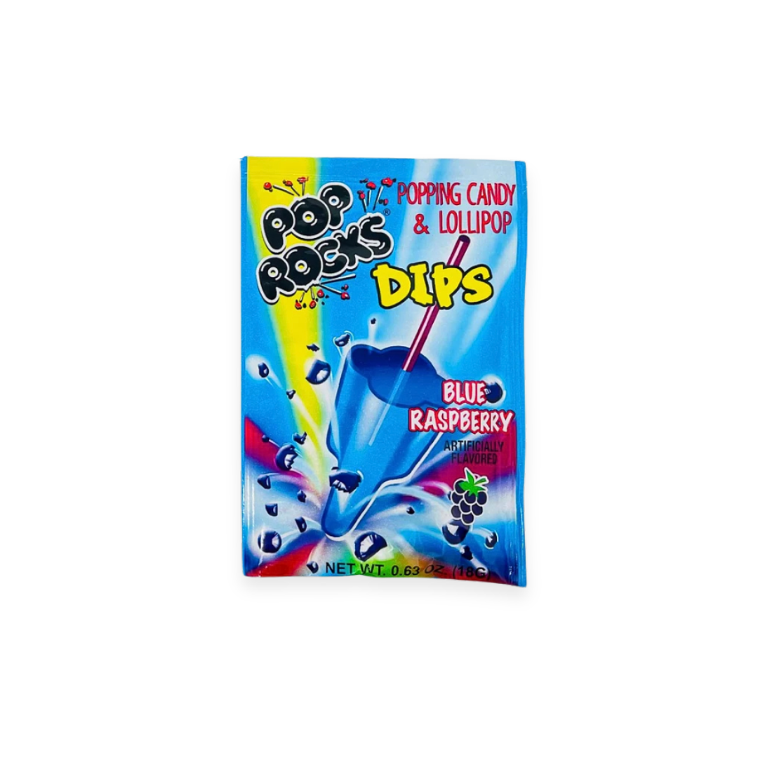 Pop Rocks Dips Sour Blue Raspberry