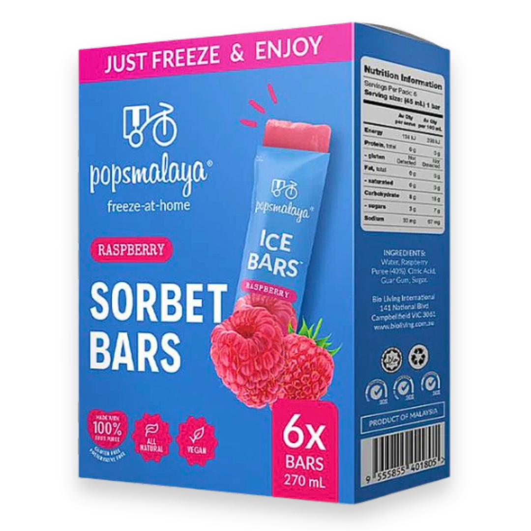 Popsmalaya Sorbet Bars - Raspberry