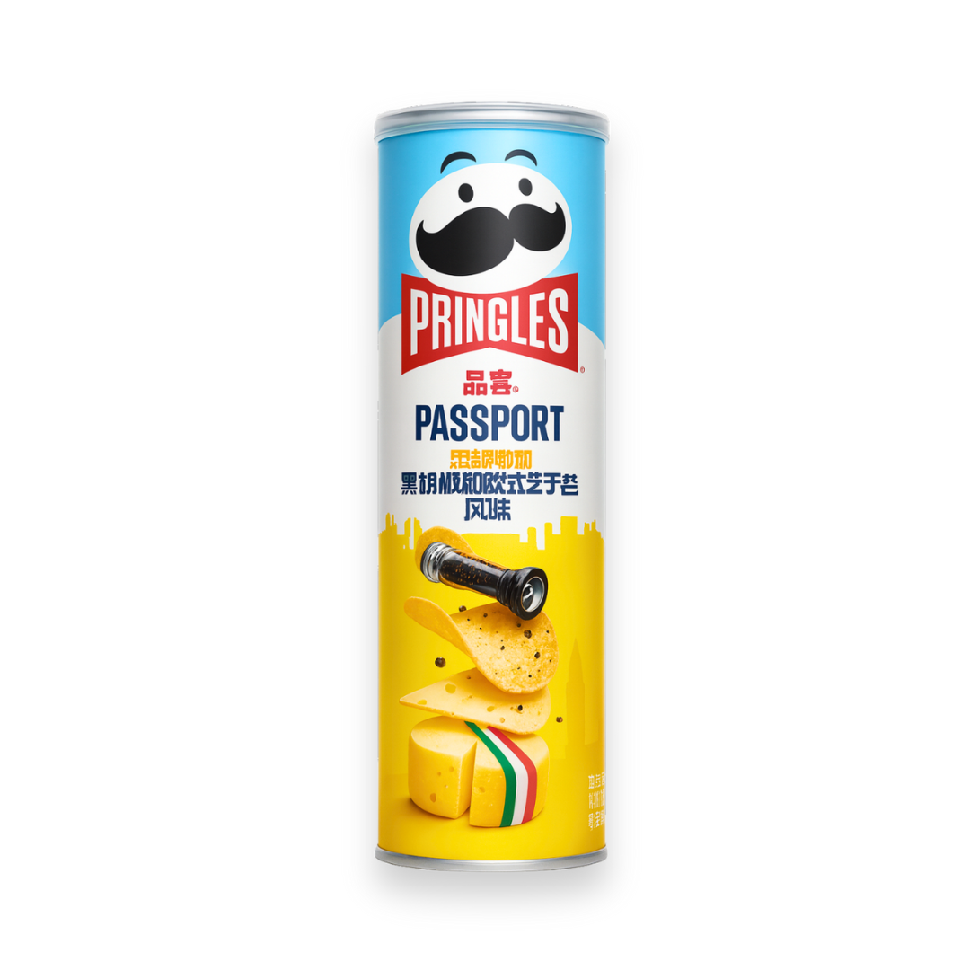 Pringles Italian Black Pepper & Parmesan