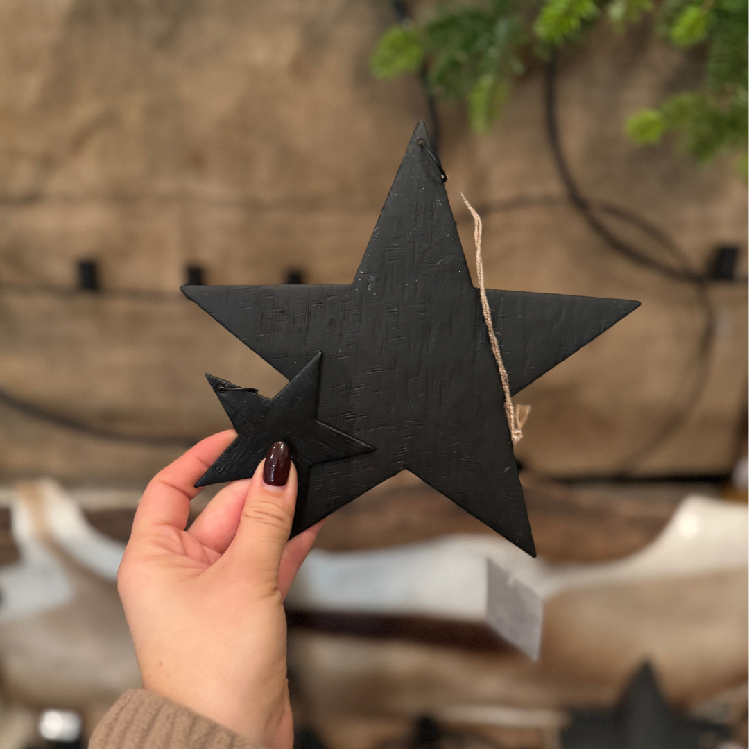 Metall Stern Schwarz