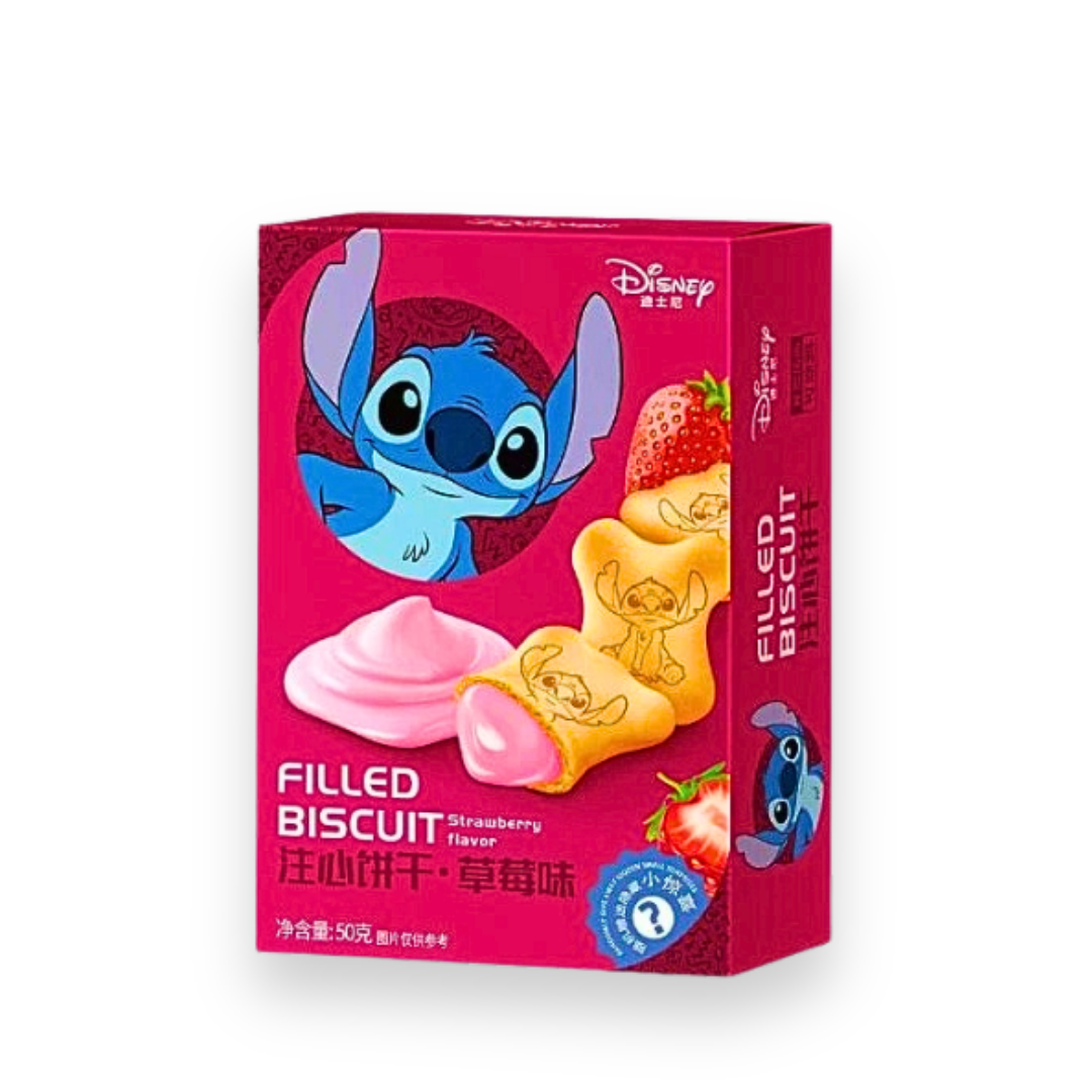 Disney Stitch Filled Biscuit Strawberry