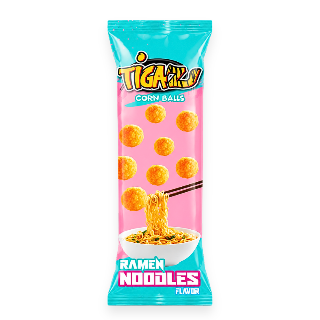 Tigaz Corn Balls - Ramen Flavor