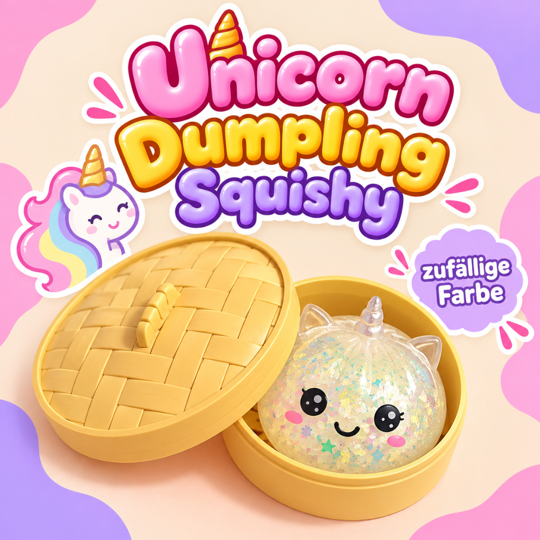 Unicorn Dumpling Squishy