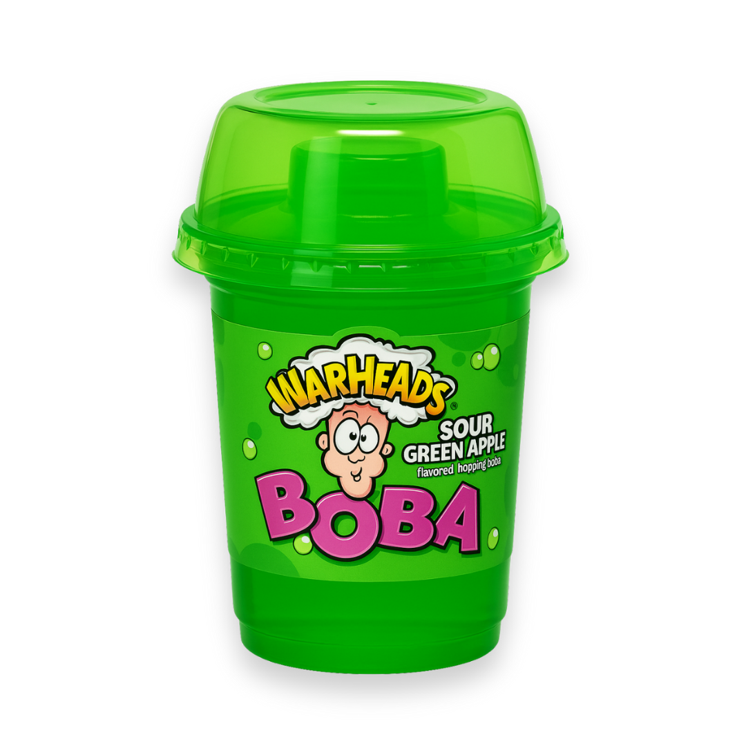 Warheads Boba - Sour Green Apple