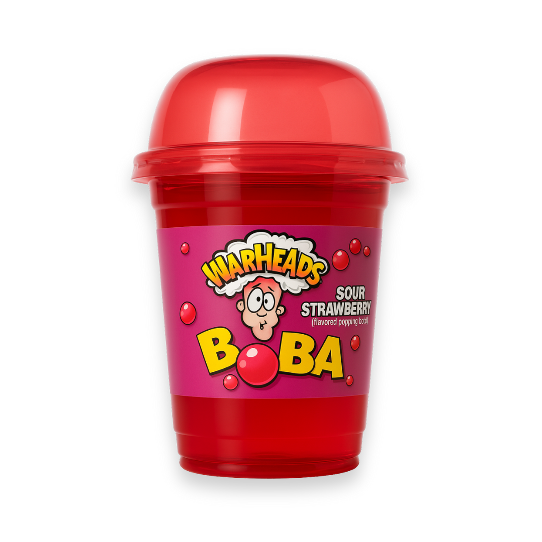 Warheads Boba - Sour Strawberry