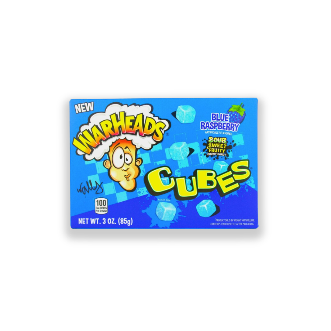 Warheads Cubes Blue Raspberry