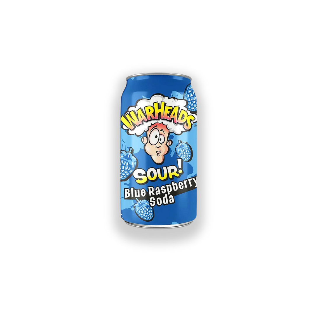 Warheads Sour Blue Raspberry Soda