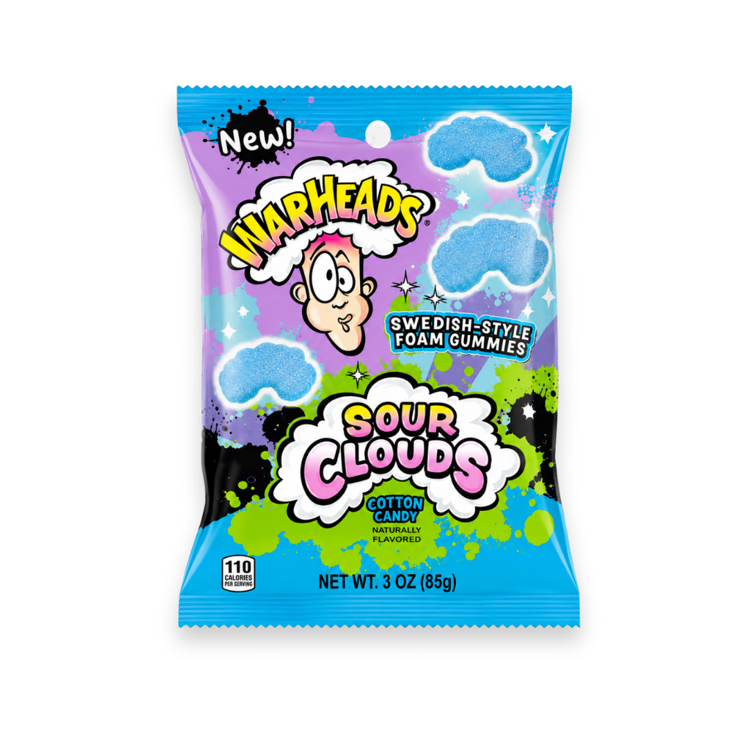 Warheads Sour Clouds Cotton Candy