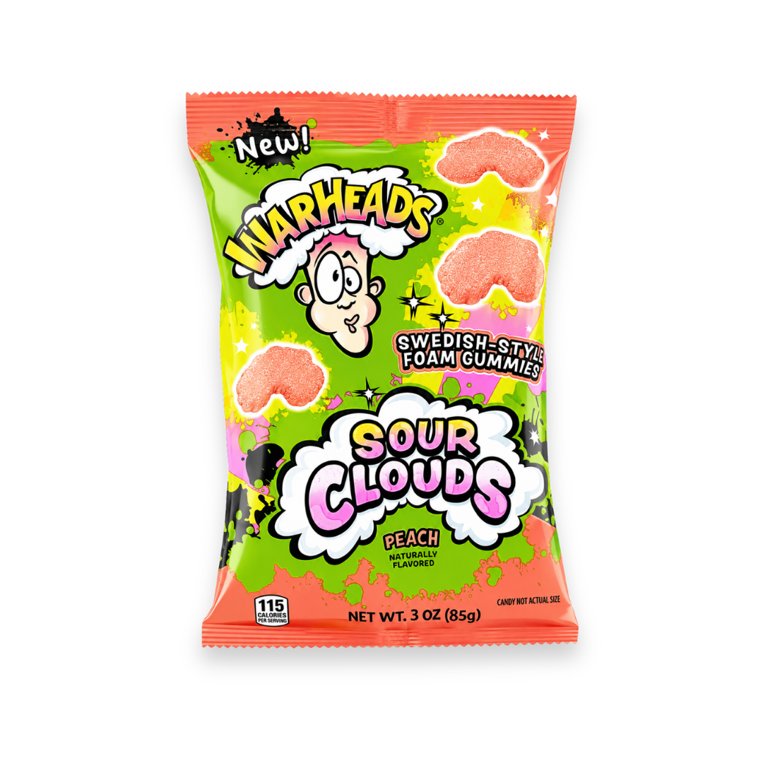 Warheads Sour Clouds Peach