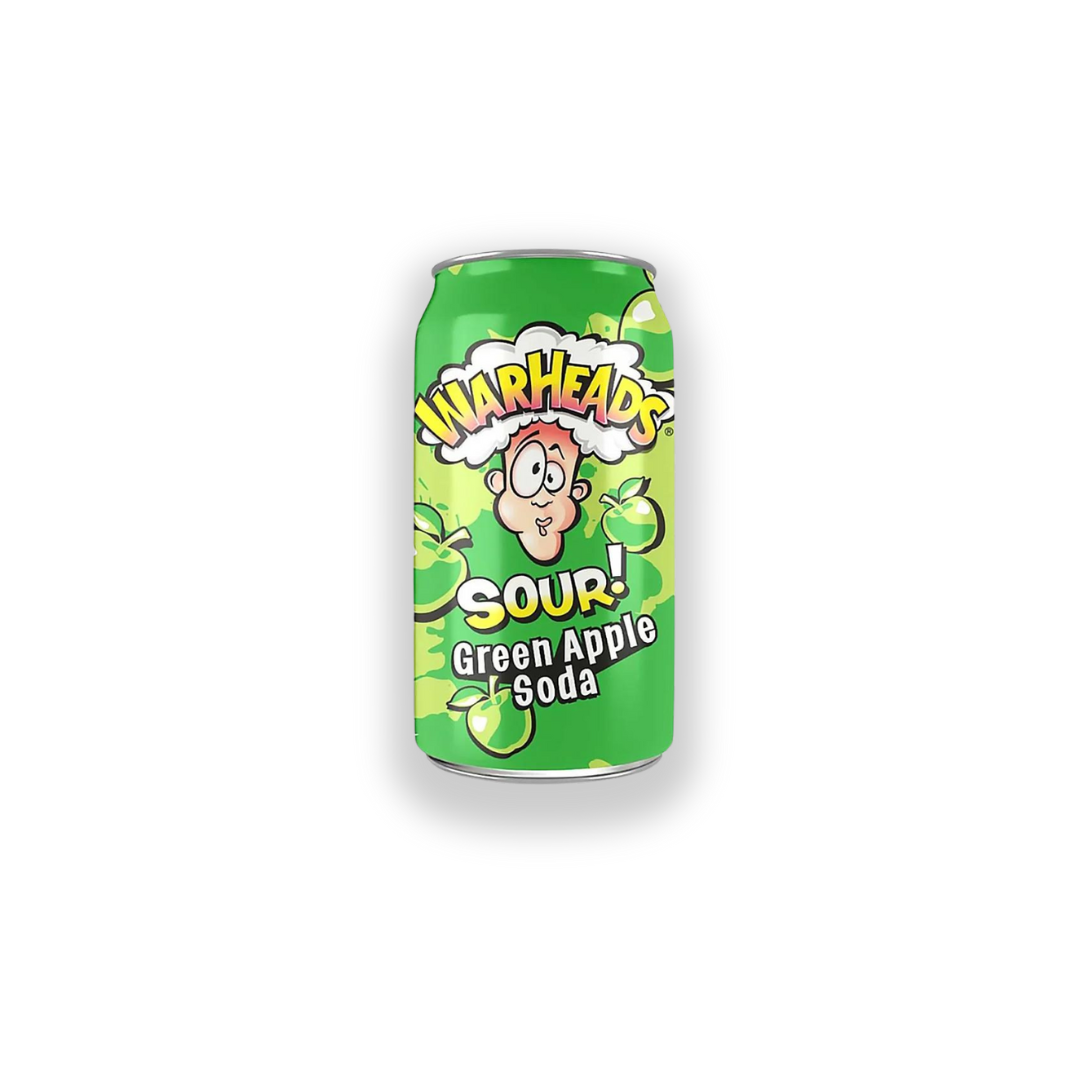 Warheads Sour Green Apple Soda