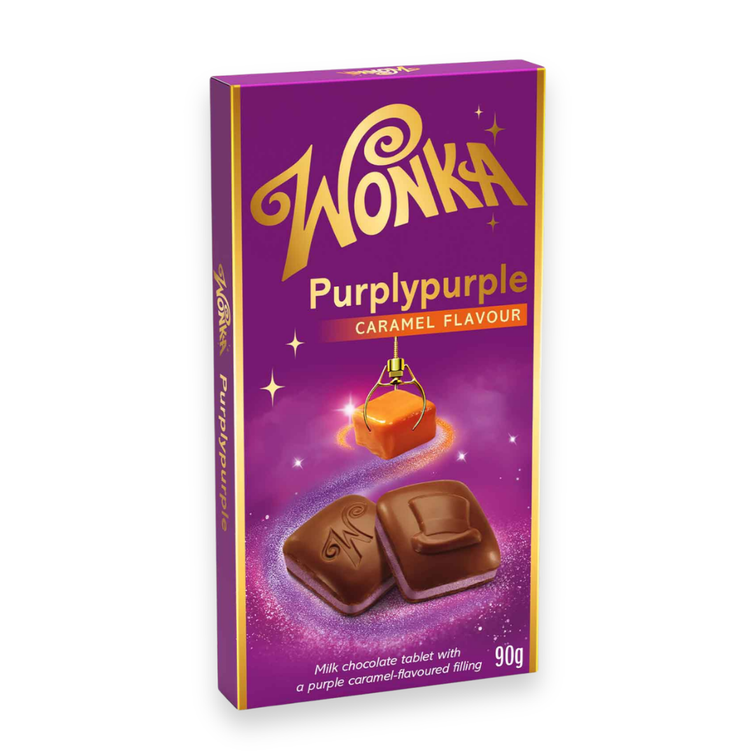 Wonka Purplypurple Caramel Flavour Chocolate
