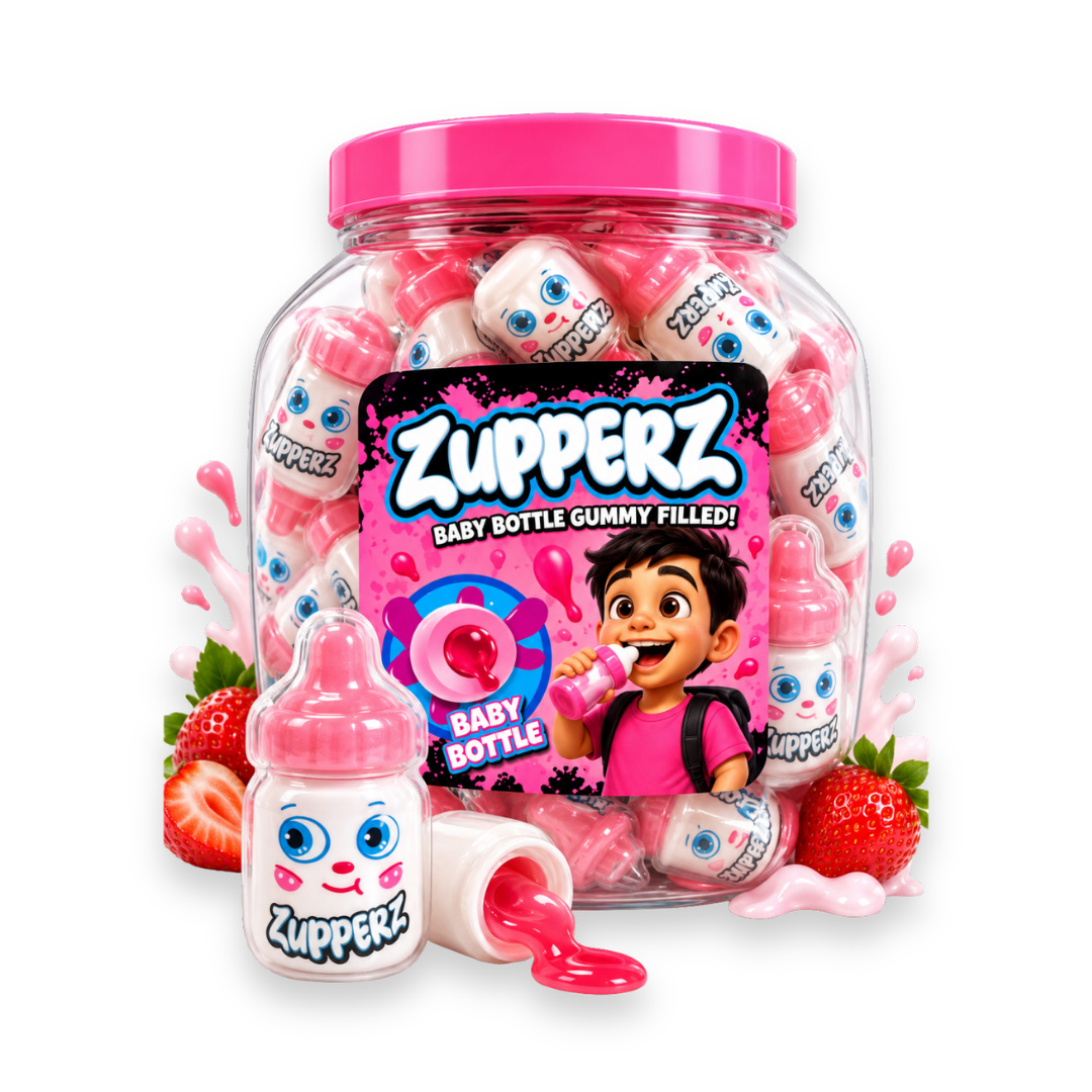 Zupperz Filled Bottle Pink
