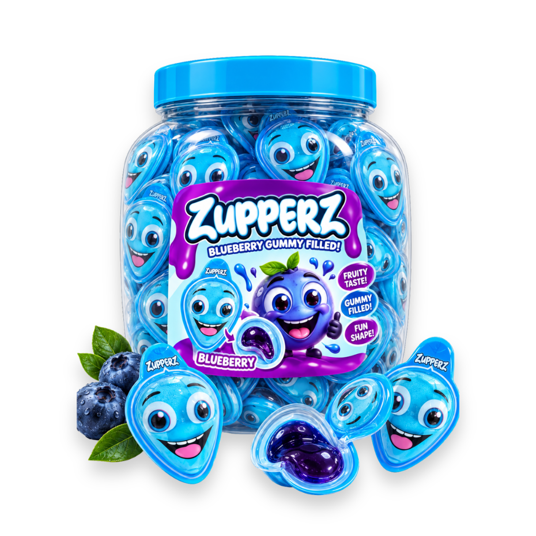 Zupperz Filled Blueberry