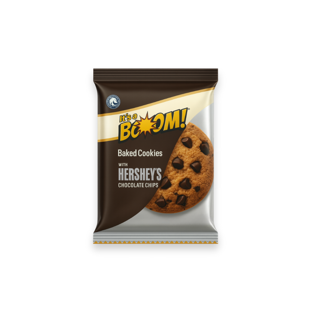It's A Boom! Baked Cookies with Hershey's Chocolate Chips
